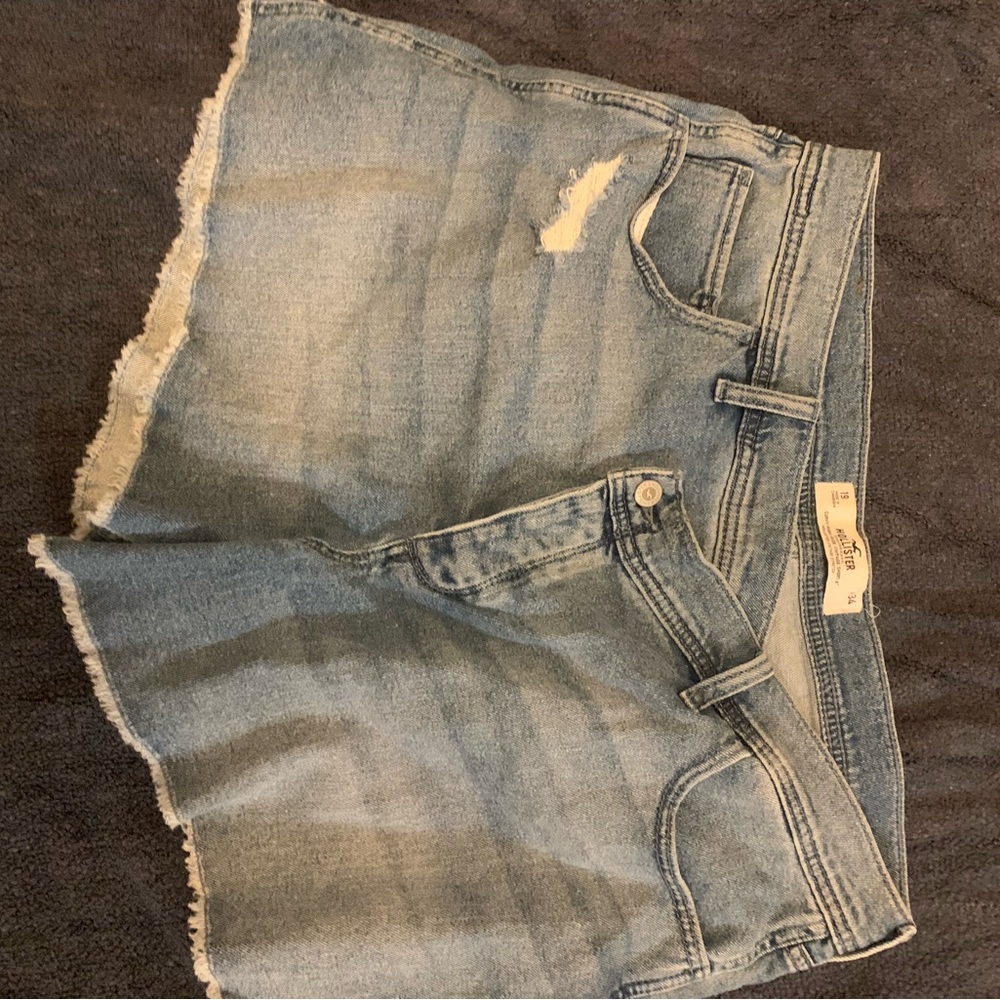 Hollister Blue Vintage Stretch Shorts